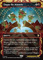 Matte Finish Secrets of Strixhaven Mystical Archive Empty the Warrens