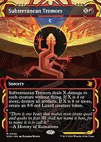 Matte Finish Secrets of Strixhaven Mystical Archive Subterranean Tremors