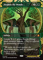 Matte Finish Secrets of Strixhaven Mystical Archive Awaken the Woods