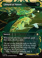 Matte Finish Secrets of Strixhaven Mystical Archive Glimpse of Nature