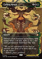 Matte Finish Secrets of Strixhaven Mystical Archive Culling Ritual