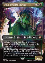 Glossy Finish Secrets of Strixhaven Commander Dina, Essence Brewer