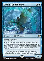 Glossy Finish Secrets of Strixhaven Commander Owlin Spiralmancer