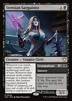 Glossy Finish Secrets of Strixhaven Commander Stensian Sanguinist // Exsanguinate