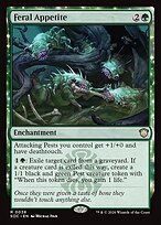Glossy Finish Secrets of Strixhaven Commander Feral Appetite
