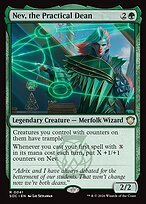 Glossy Finish Secrets of Strixhaven Commander Nev, the Practical Dean