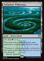 Glossy Finish Secrets of Strixhaven Commander Turbulent Wilderness