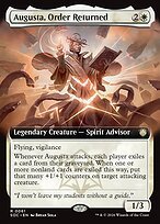 Glossy Finish Secrets of Strixhaven Commander Augusta, Order Returned