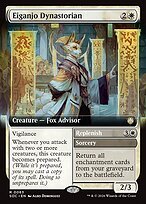 Glossy Finish Secrets of Strixhaven Commander Eiganjo Dynastorian // Replenish
