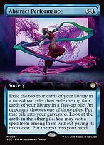 Glossy Finish Secrets of Strixhaven Commander Abstract Performance