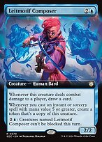 Glossy Finish Secrets of Strixhaven Commander Leitmotif Composer