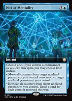 Glossy Finish Secrets of Strixhaven Commander Nexus Mentality