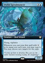 Glossy Finish Secrets of Strixhaven Commander Owlin Spiralmancer