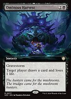 Glossy Finish Secrets of Strixhaven Commander Ominous Harvest