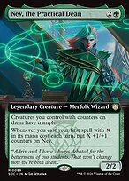 Glossy Finish Secrets of Strixhaven Commander Nev, the Practical Dean