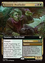 Glossy Finish Secrets of Strixhaven Commander Eccentric Pestfinder // Turn Stones
