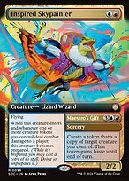 Glossy Finish Secrets of Strixhaven Commander Inspired Skypainter // Maestro's Gift