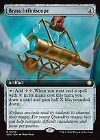 Glossy Finish Secrets of Strixhaven Commander Brass Infiniscope