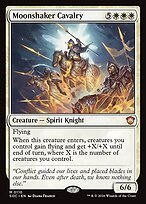 Glossy Finish Secrets of Strixhaven Commander Moonshaker Cavalry