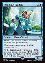 Glossy Finish Secrets of Strixhaven Commander Ingenious Prodigy