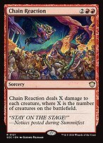 Glossy Finish Secrets of Strixhaven Commander Chain Reaction