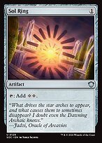 Glossy Finish Secrets of Strixhaven Commander Sol Ring
