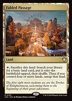 Glossy Finish Secrets of Strixhaven Commander Fabled Passage