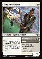 Glossy Finish Secrets of Strixhaven Elite Interceptor // Rejoinder