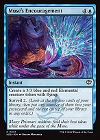 Glossy Finish Secrets of Strixhaven Muse's Encouragement