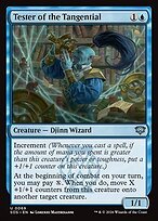 Glossy Finish Secrets of Strixhaven Tester of the Tangential