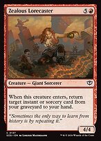 Glossy Finish Secrets of Strixhaven Zealous Lorecaster