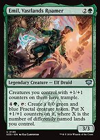 Glossy Finish Secrets of Strixhaven Emil, Vastlands Roamer