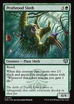 Glossy Finish Secrets of Strixhaven Pestbrood Sloth