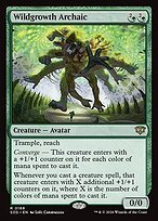 Glossy Finish Secrets of Strixhaven Wildgrowth Archaic
