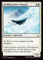 Glossy Finish Sledding Otter-Penguin ( #218 )