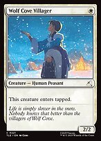 Glossy Finish Wolf Cove Villager ( #221 )
