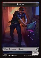 Glossy Finish Secrets of Strixhaven Commander Tokens Rogue