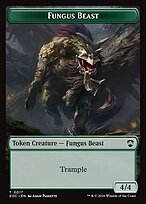 Glossy Finish Secrets of Strixhaven Commander Tokens Fungus Beast