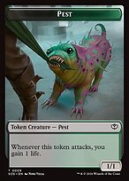 Glossy Finish Secrets of Strixhaven Tokens Pest