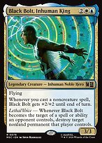 Glossy Finish Black Bolt, Inhuman King (# 76 )