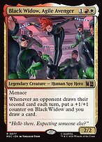 Glossy Finish Black Widow, Agile Avenger (# 77 )