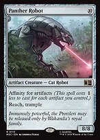 Glossy Finish Panther Robot (# 113 )