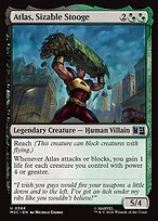 Glossy Finish Atlas, Sizable Stooge (# 566 )