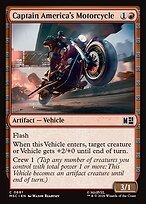 Glossy Finish Captain America's Motorcycle (# 681 )
