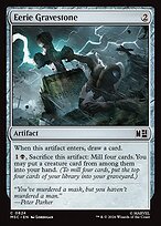 Glossy Finish Eerie Gravestone (# 824 )