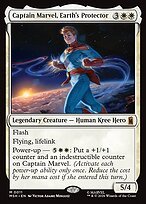 Matte Finish Captain Marvel, Earth's Protector (# 11 )