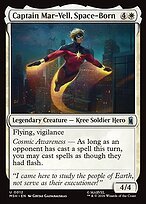 Matte Finish Captain Mar-Vell, Space-Born (# 12 )