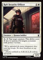 Matte Finish Raft Security Officer (# 33 )