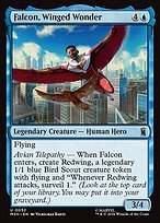 Matte Finish Falcon, Winged Wonder (# 52 )