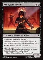 Matte Finish Red Room Recruit (# 110 )